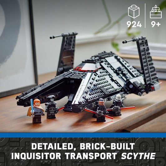 LEGO Star Wars Inquisitor Transport Scythe cockpit open showing three seats for minifigures
