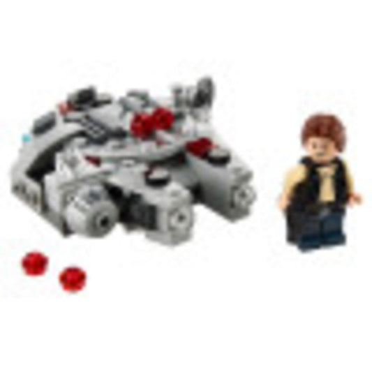 LEGO Star Wars Millennium Falcon Microfighter 75295 side view highlighting portable size