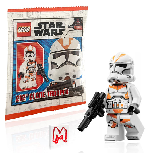LEGO Star Wars clone trooper 212th figure with dirt stains for authentic display