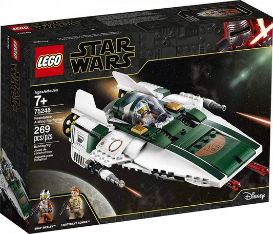 LEGO Star Wars Resistance A-Wing cockpit detail for immersive space battles and display