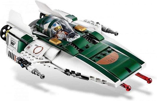 LEGO Star Wars Resistance A-Wing retractable landing gear for dynamic posing and action scenes