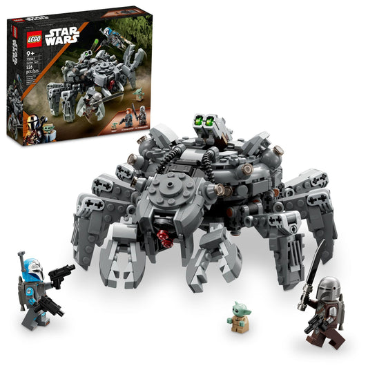 LEGO Star Wars Spider Tank battle-ready for imaginative play and display.