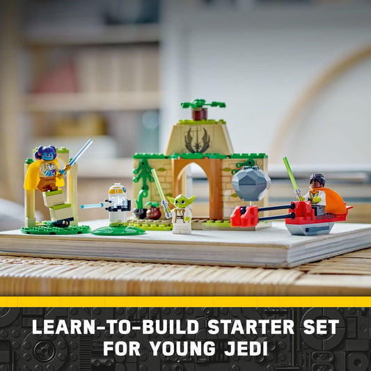LEGO Star Wars Tenoo Jedi Temple levitating rock feature sparks imaginative play.