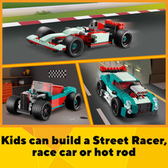 LEGO Creator Street Racer portable size for on the go building sessions