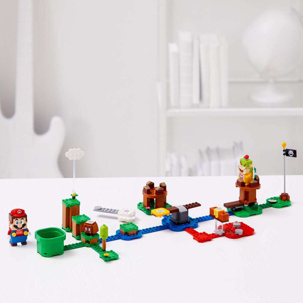 LEGO Super Mario Adventures App compatibility supports enhanced viewing and ideas.