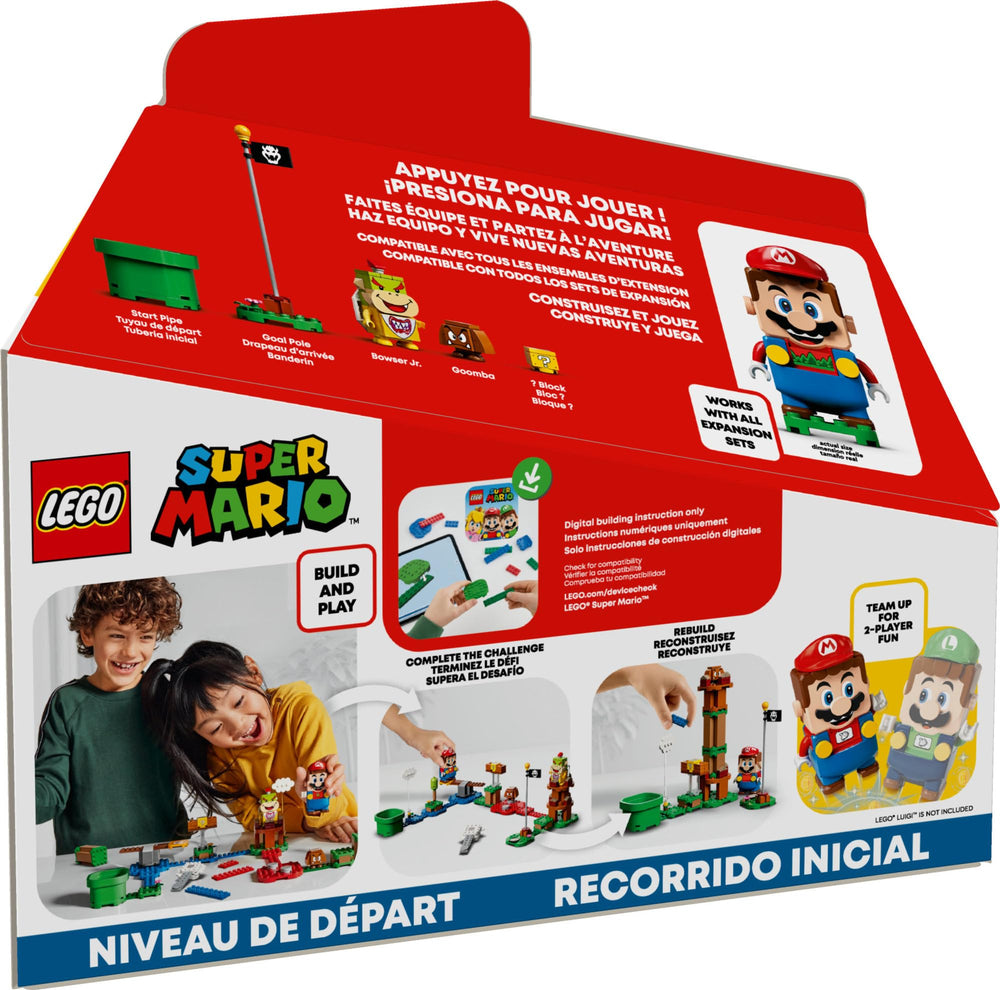 LEGO Super Mario Adventures Interactive sounds bring iconic game moments to life.