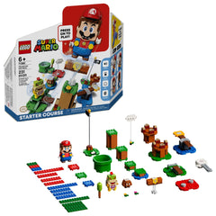 LEGO Super Mario Adventures Mario figure with interactive screens delivers instant feedback during play.