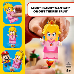 Yellow Toad figure interacts to earn coins and boost play variety.