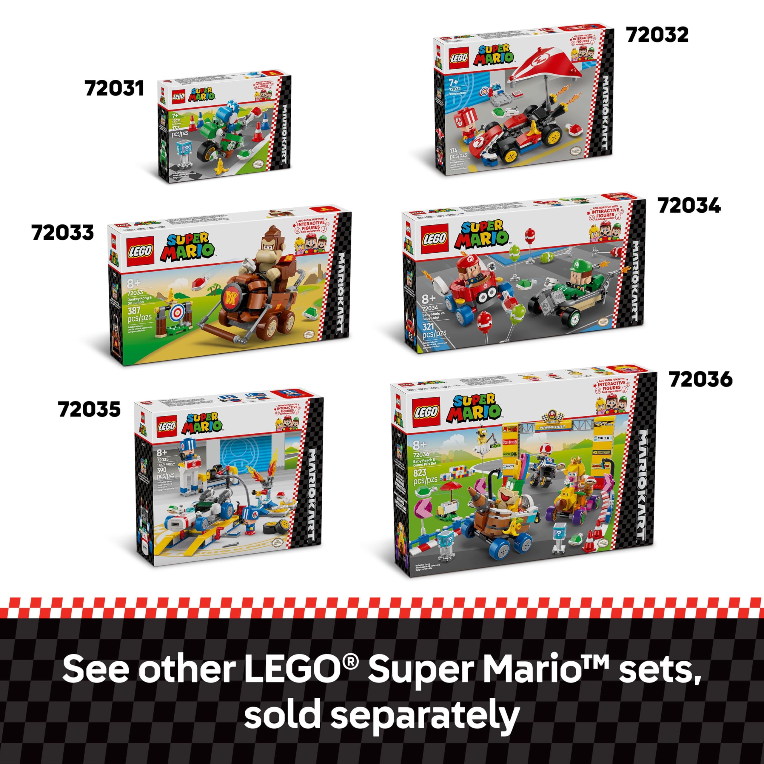LEGO Super Mario birthday gift idea for kids who love racing and collectibles.