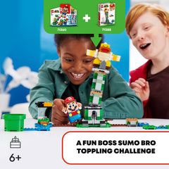 Boss Sumo Bro figure showcased with Crowber for classic Mario adversaries