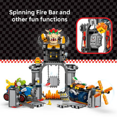 LEGO Bowser’s Castle Thwomp and Lava Bubble accents boost dramatic pretend play