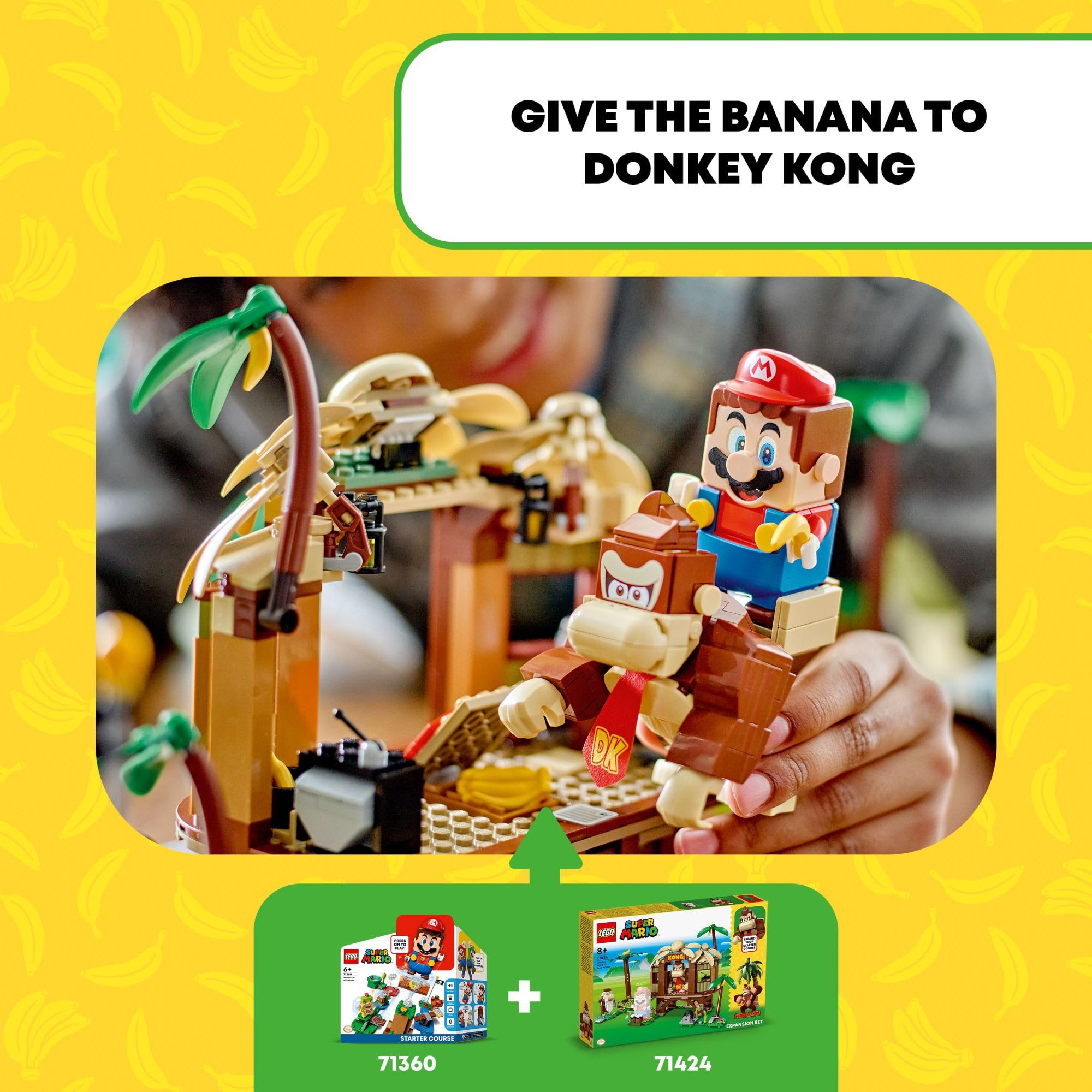 Banana palm interaction adds playful gifting and mini-puzzles