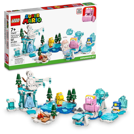 LEGO Super Mario Fliprus Snow Adventure Set offers icy challenges for imaginative play