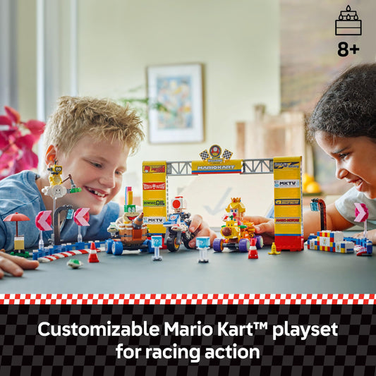 LEGO Super Mario Kart Lakitu cloud for aerial race scenes and storytelling
