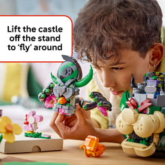 LEGO Super Mario Pink Yoshi and Fiery Note Piranha figures for dynamic battles