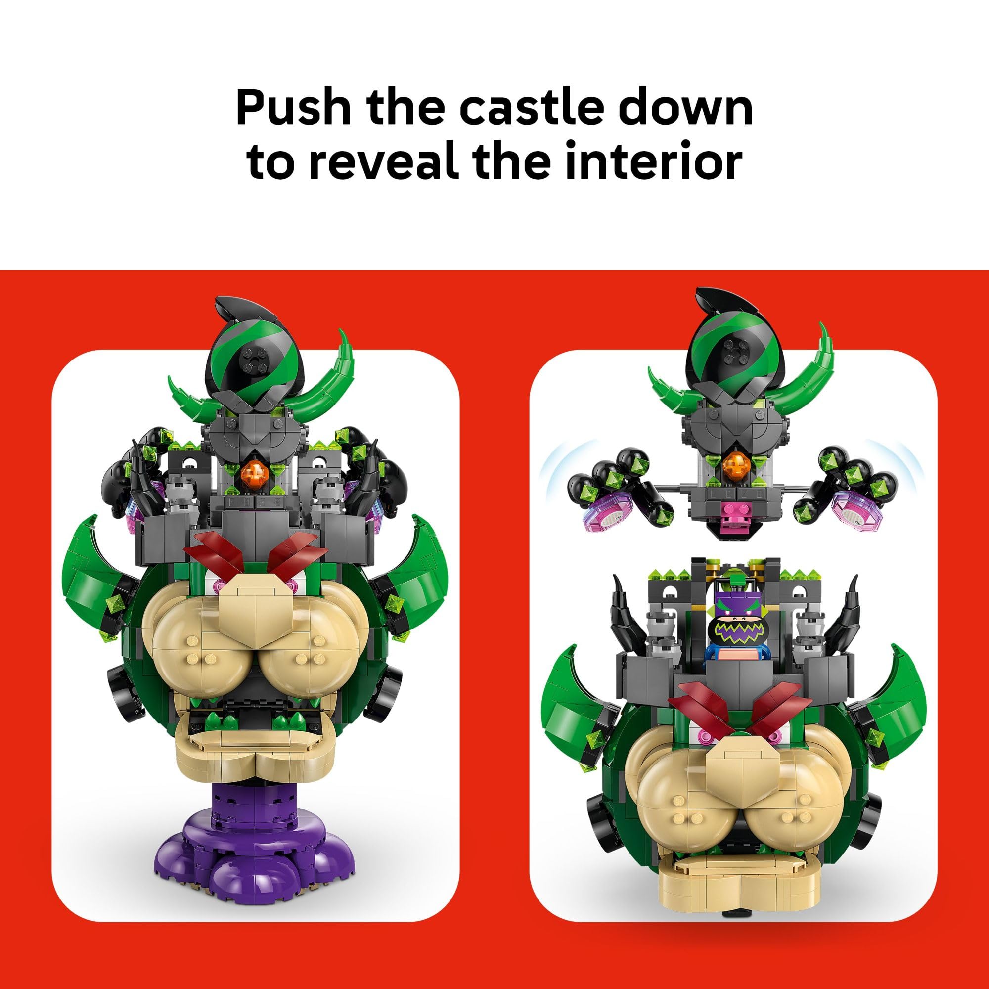 LEGO Super Mario Prince Florian prison cell interior for dramatic rescue scenes