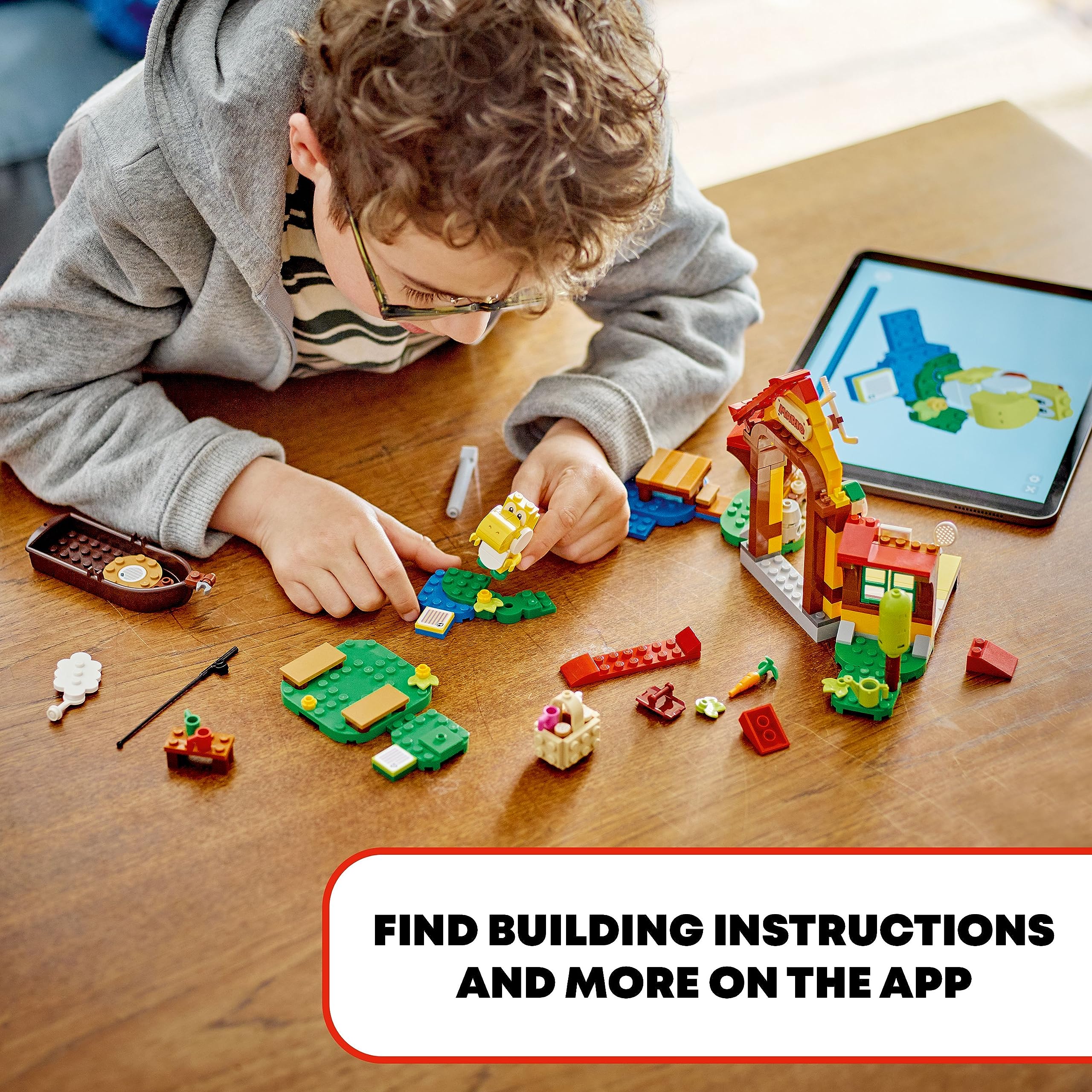 LEGO Super Mario starter course compatibility note for interactive expansion.