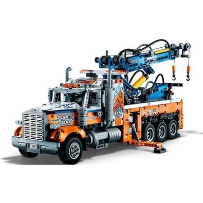 LEGO Technic 42128 working winch demonstrates motion and mechanism.
