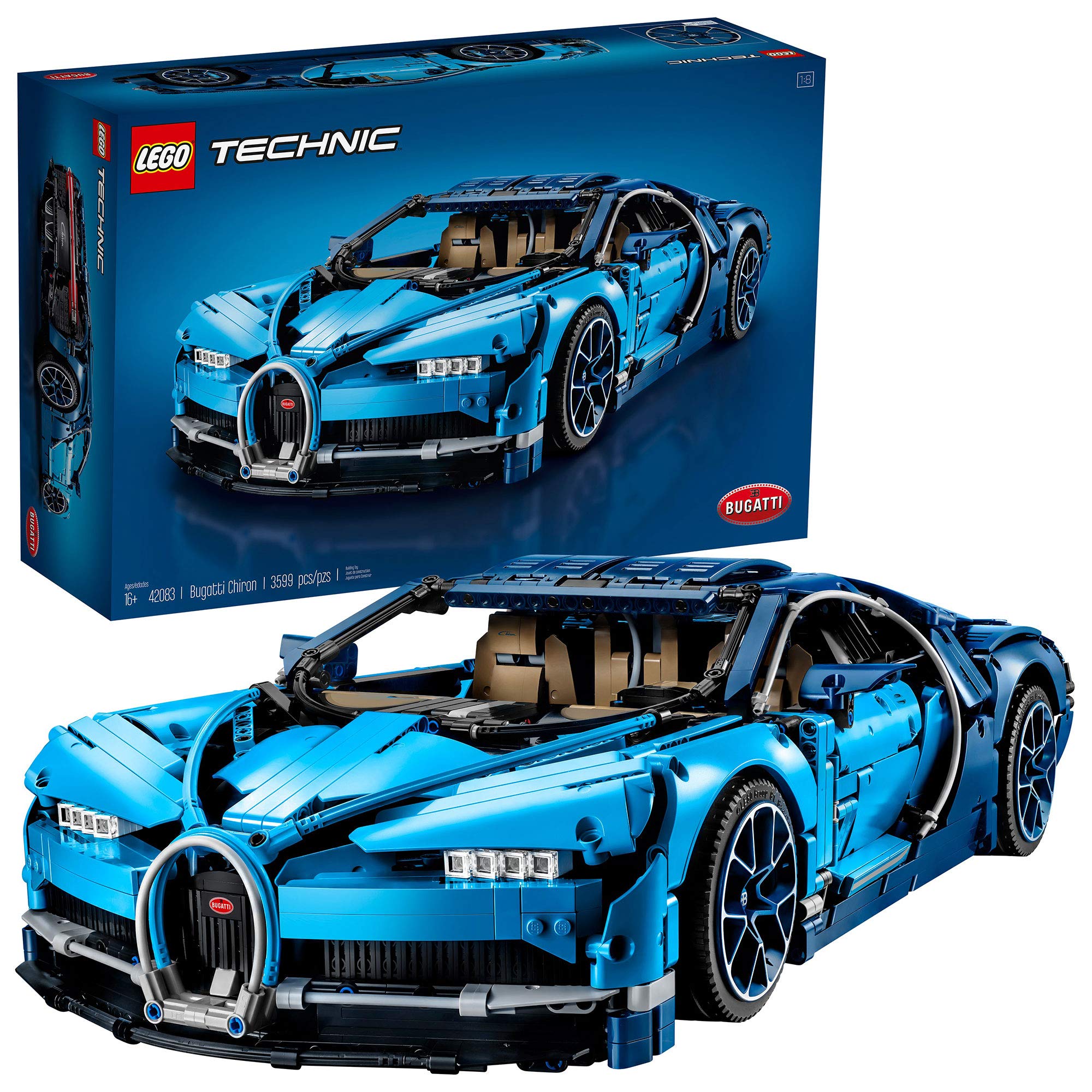 LEGO Technic Bugatti Chiron 42083 collector booklet reference for building enthusiasts