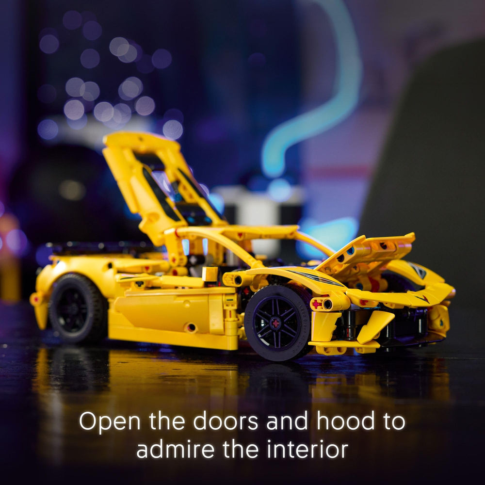 LEGO Technic Corvette Stingray differential function for authentic drivetrain
