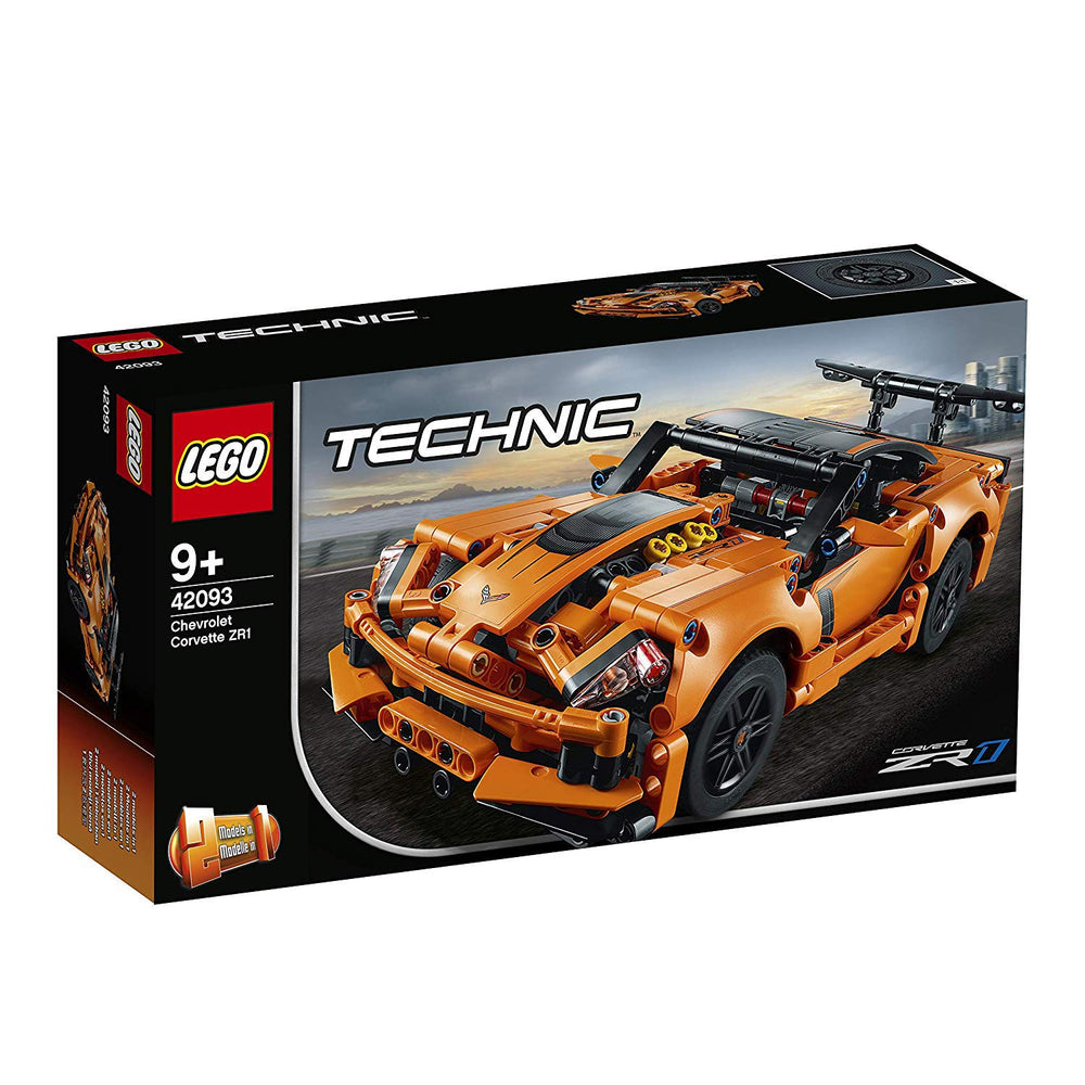 LEGO Technic Corvette ZR1 hot rod rebuild option for versatile display.