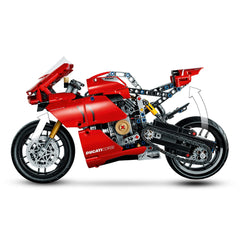 Detailed body and decals mirror the real Panigale V4 R aesthetics