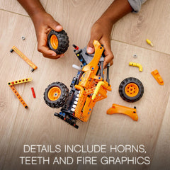 LEGO Technic pull-back action delivers quick speed play
