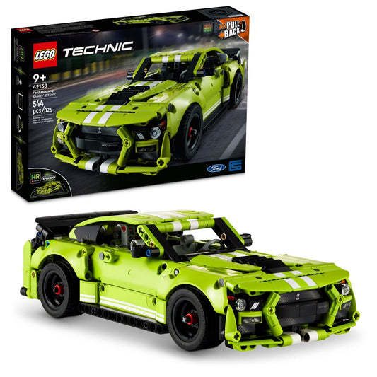 LEGO Technic Ford Mustang Shelby GT500 build kit for young builders