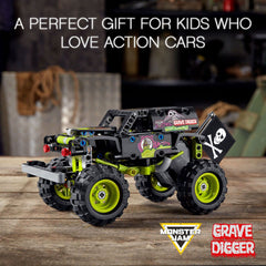 GRAVE DIGGER graphics and stickers enhance authentic visuals during play