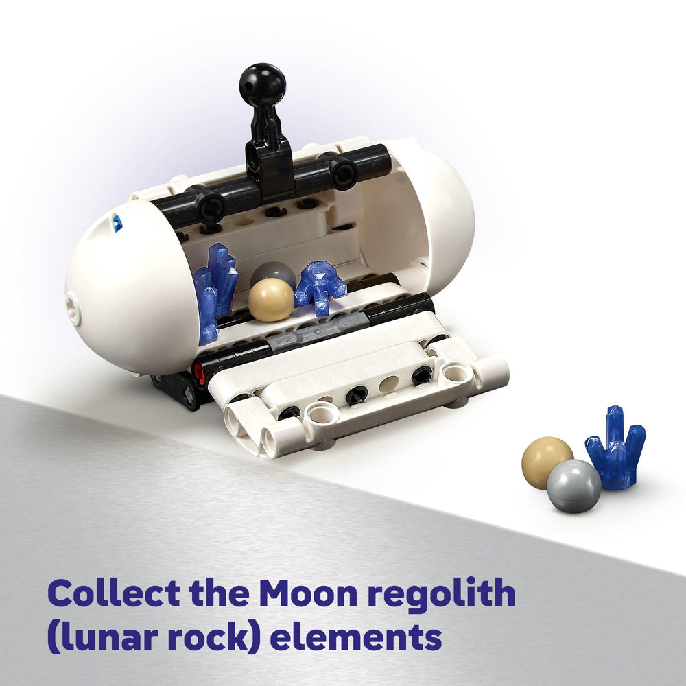 LEGO Technic Lunar Outpost Moon Rover MAPP rover supports surface reconnaissance play