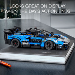 LEGO Technic McLaren Senna GTR 830-piece build challenges builders with rewarding construction.
