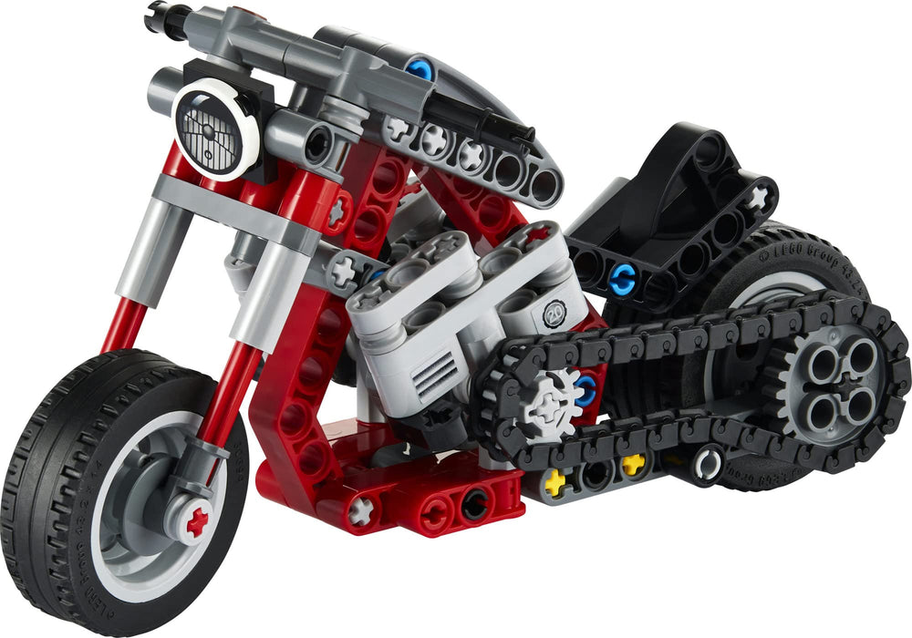LEGO Technic motorcycle 42132 2-in-1 adventure bike encourages creative storytelling and play