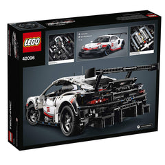 LEGO Technic Porsche 911 RSR cockpit details offer immersive building experience