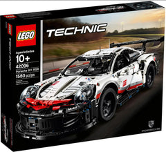 LEGO Technic Porsche 911 RSR front view showing authentic lines and aero detailing