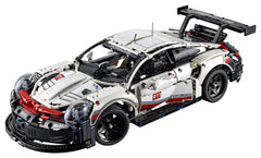LEGO Technic Porsche 911 RSR rear diffuser, enhancing authentic model details for collectors