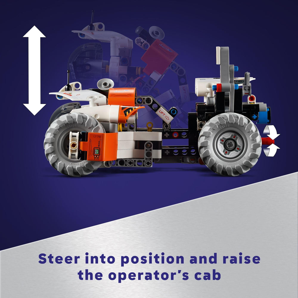 LEGO Technic Surface Loader LT78 air-lock connects to other space models