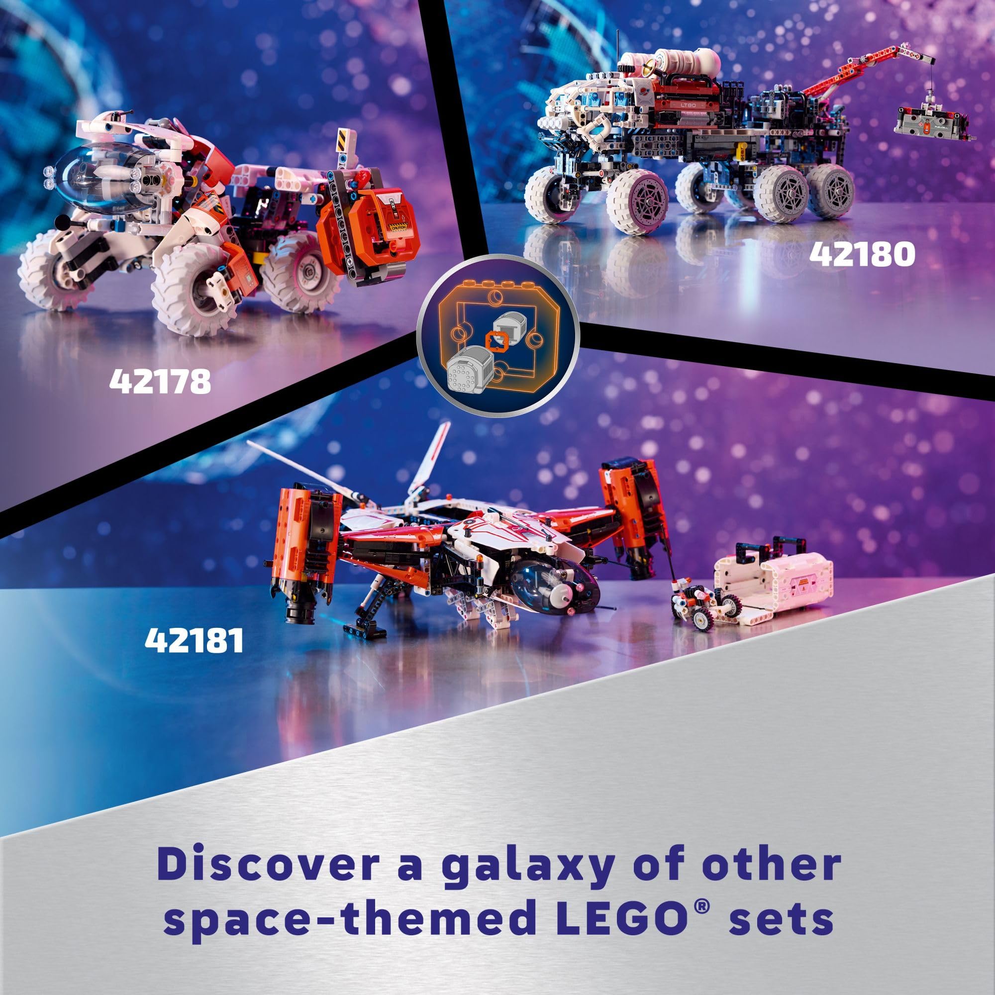 LEGO Technic Surface Loader LT78 assembled model on display for space adventures