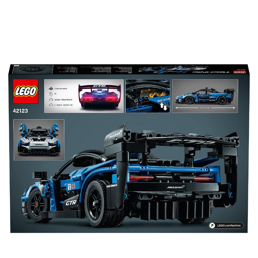 LEGO Technic McLaren Senna GTR 42123 instruction booklet and building steps