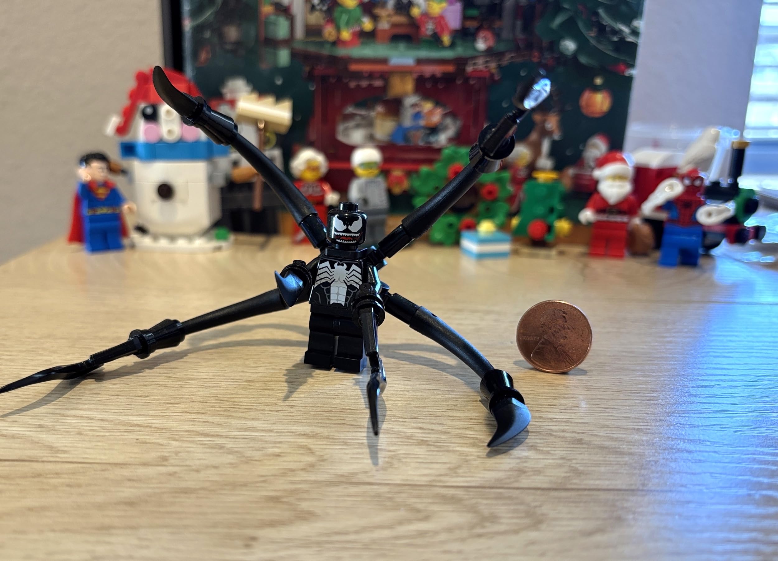 Venom black blades detail enhancing dynamic LEGO battles