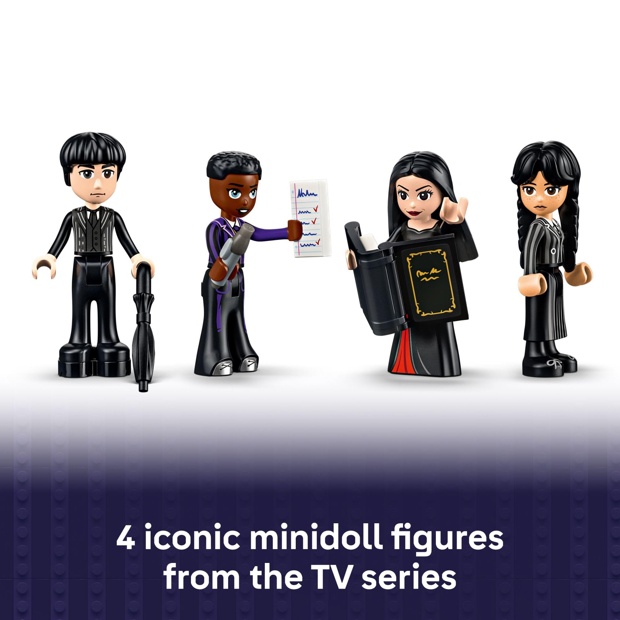 LEGO Wednesday Morticia's Cottage set provides display-worthy build and storage when closed.