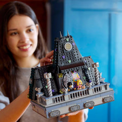 LEGO Wednesday dorm detail includes typewriter and cello accents