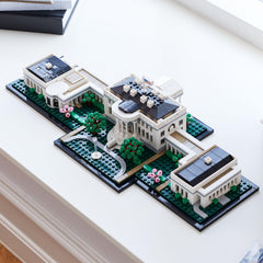 LEGO White House 21054 three-section model for detailed inspection