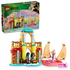 LEGO Wicked Glinda sailboat image shows imaginative journeys and friendship play.