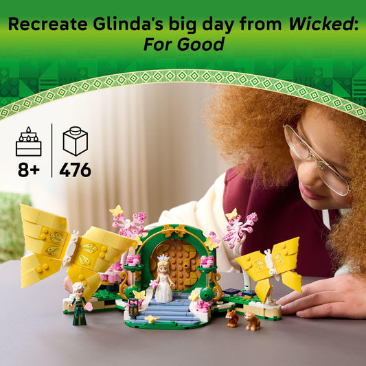 LEGO Wicked Glinda's Wedding Day Glinda figure changes expression for scenes