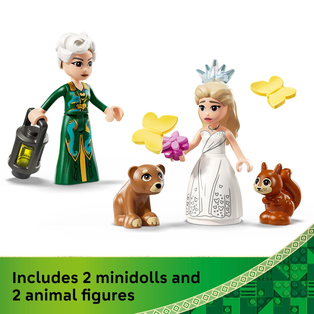 LEGO Wicked Glinda's Wedding Day heart-shaped invitation enhances storytelling props