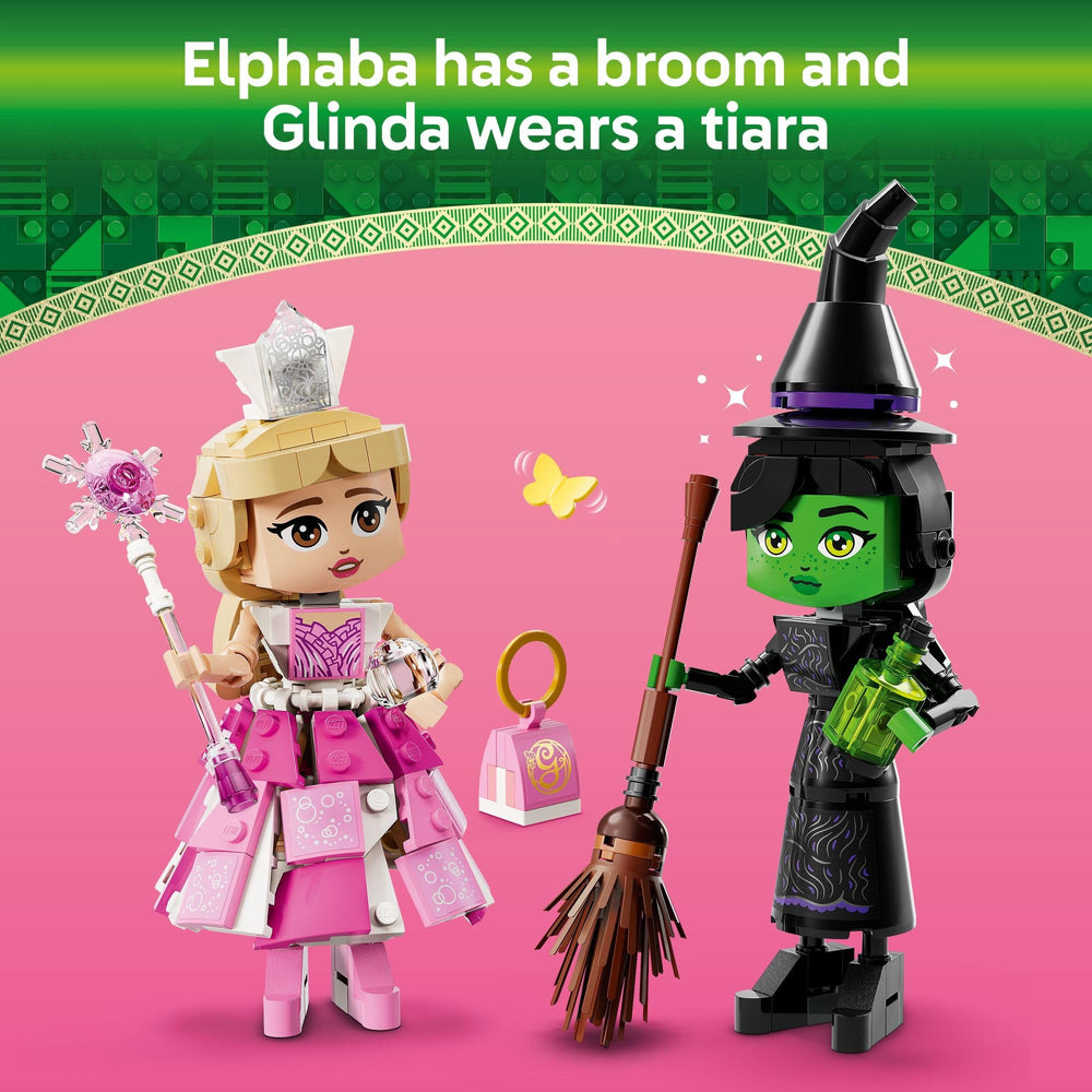 LEGO Wicked Oz window scene prompts imaginative adventures in Oz.