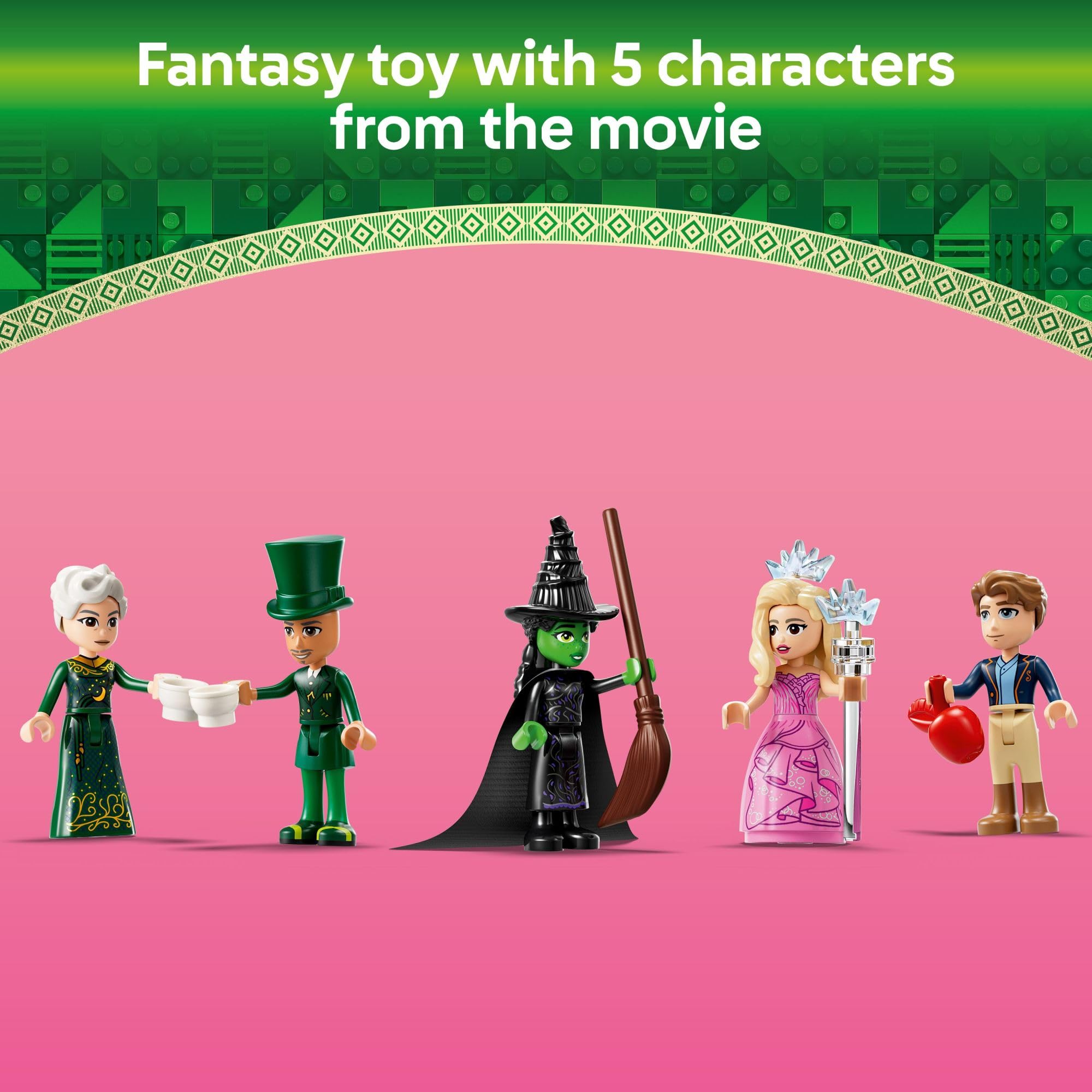LEGO Wicked Wizard air balloon and giant head inspire dramatic display