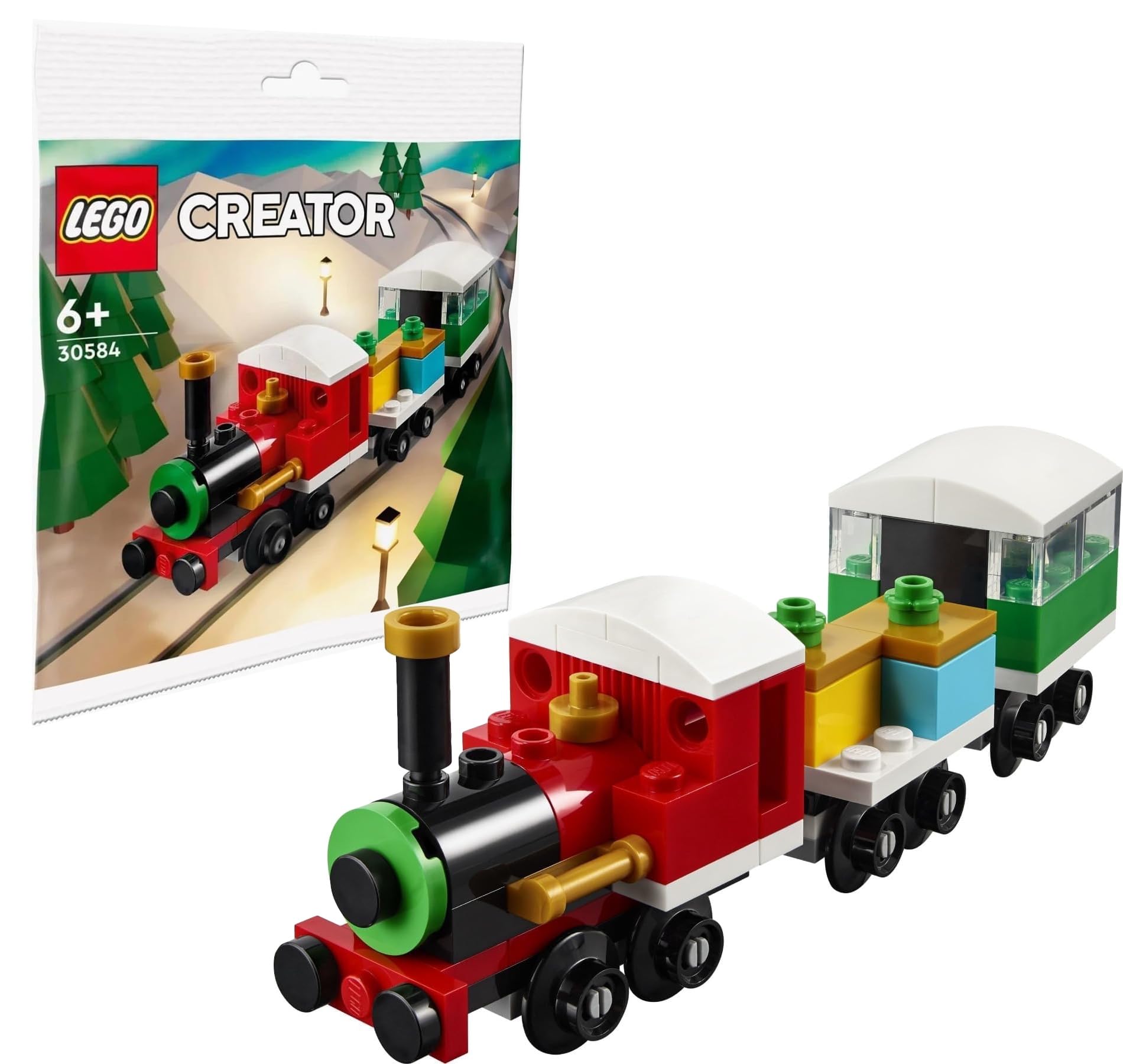 LEGO Creator 30584 Winter Holiday Train locomotive – boosts imaginative play.