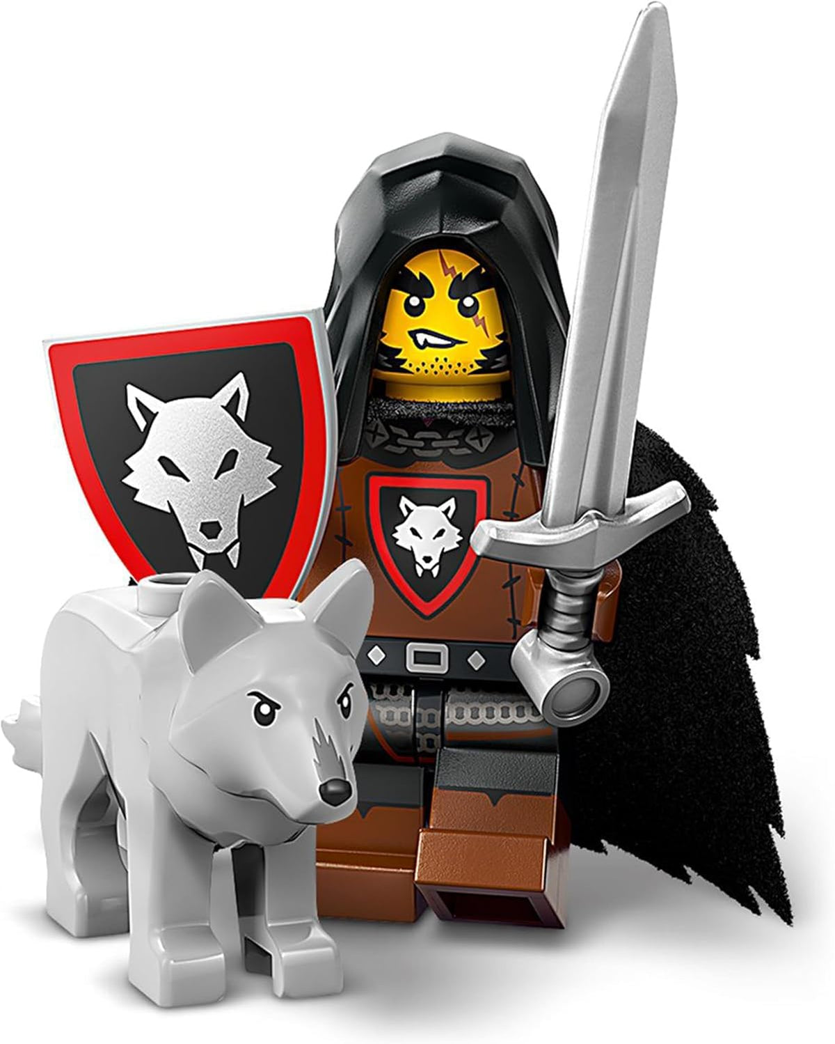 LEGO Wolfpack Beastmaster minifigure 71048 with authentic design for collectors and play