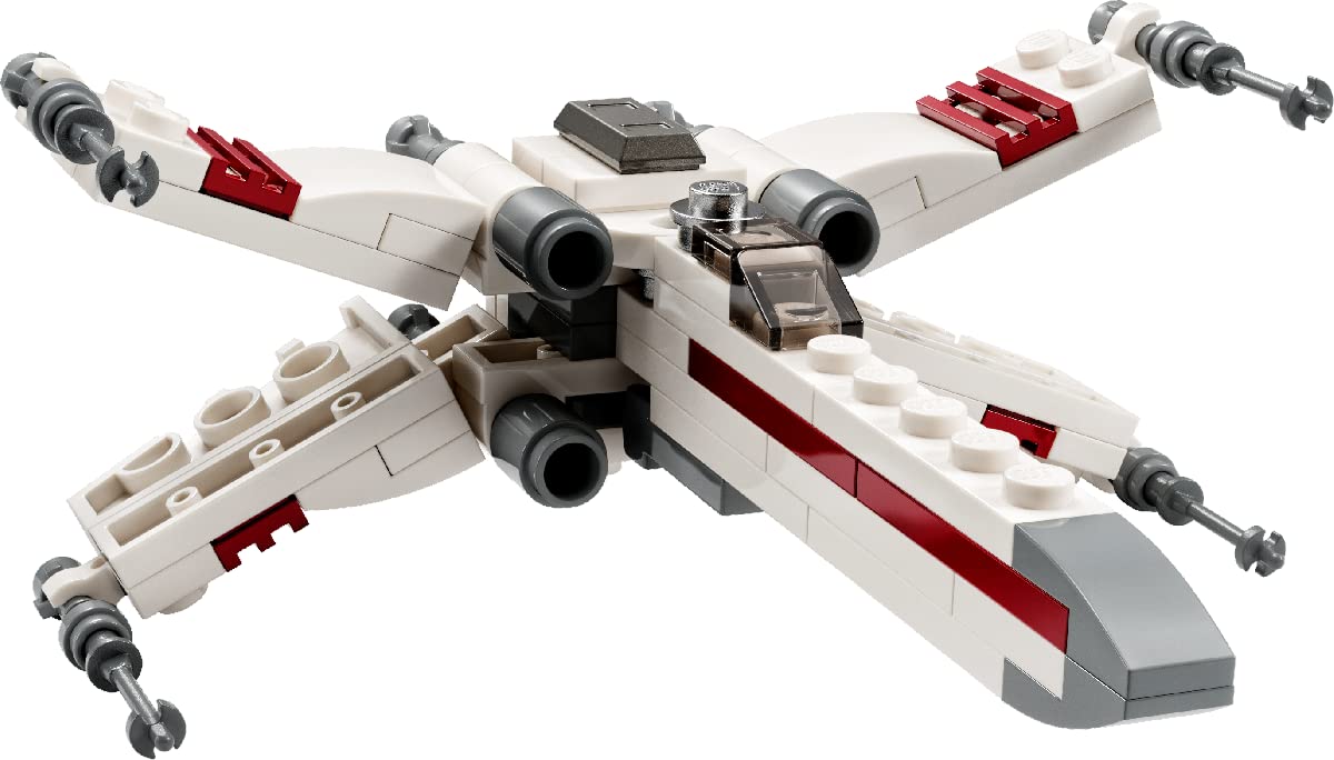LEGO X-Wing Starfighter Set 30654 built model ready for display
